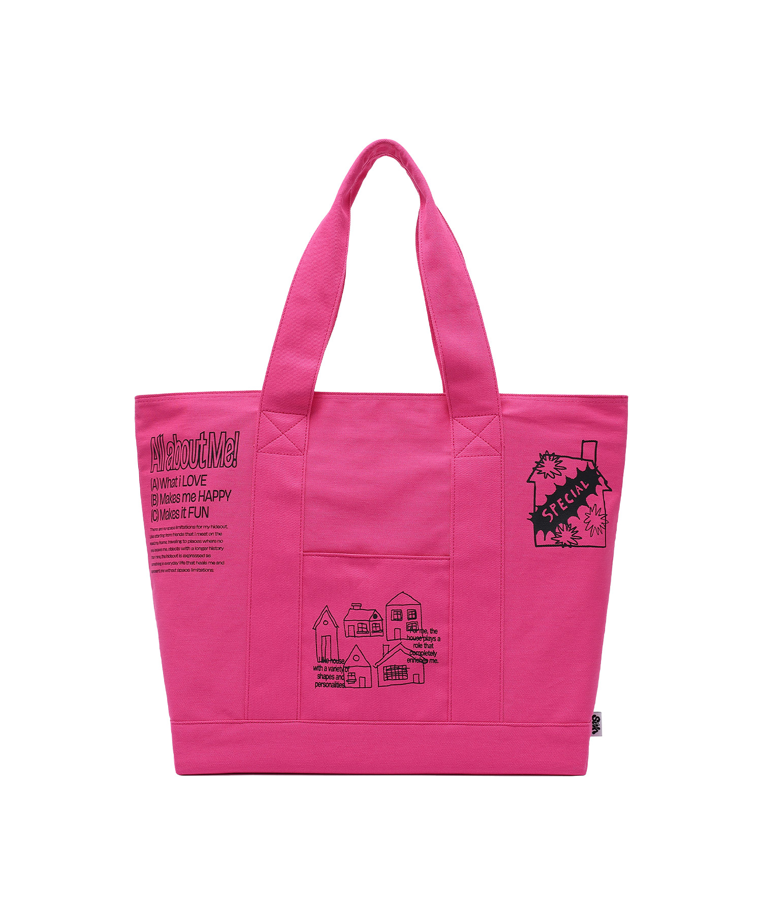 CANVAS TOTE BAG[PINK]