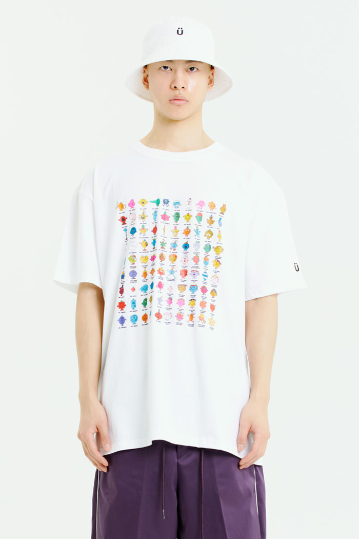 MR. MEN LITTLE MISS90 CHARACTERS TEE[WHITE]